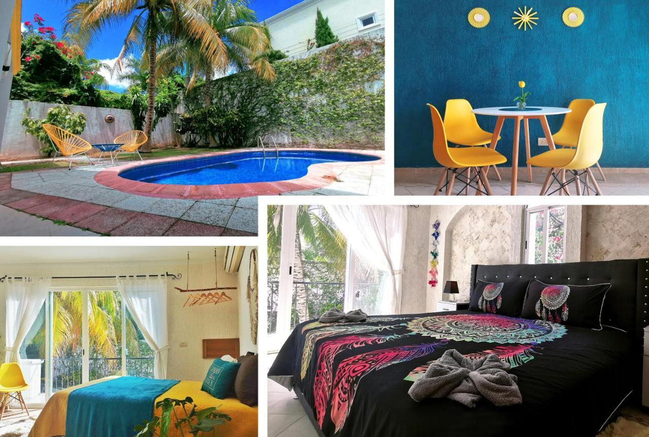 Beautiful & Cozy Near Beach Apartment Pool & Kingsize Bed Cancún Exterior foto