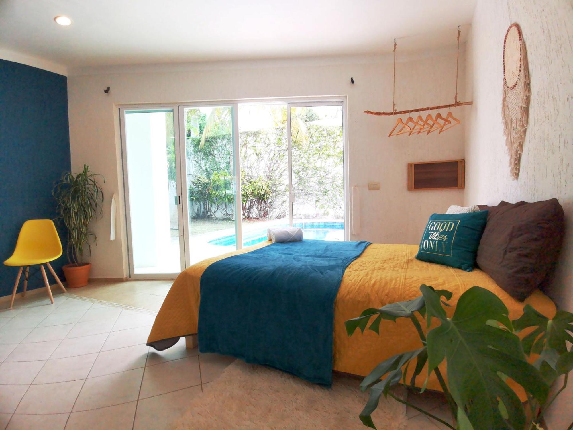 Beautiful & Cozy Near Beach Apartment Pool & Kingsize Bed Cancún Cameră foto